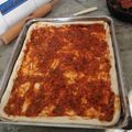 El cooksnap de Lara Chaves cuando hizo Pizza con levadura instantánea.