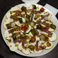 El cooksnap de Ignacio Vázquez Vargas cuando hizo Carpaccio de calabacín y anchoas.