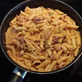 El cooksnap de juantxo cuando hizo Pasta picante con calamares.