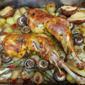El cooksnap de David FP cuando hizo Pavo al horno estilo Cajún.