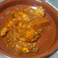 El cooksnap de Teresa Vargas cuando hizo Pollo en salsa de tomate con almendras y nueces.