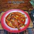 Cooksnap Hani Shaimi semasa beliau membuat Asam Pedas Ikan Tenggiri.