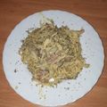 El cooksnap de Gema Andaluza Garcia Bautista cuando hizo Spaguettis con salsa de queso y Nata.