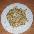 El cooksnap de Gema Andaluza Garcia Bautista cuando hizo Spaguettis con salsa de queso y Nata.