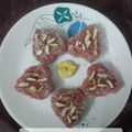 Rita mehta का कुकस्नैप जब उन्होंने वैलेंटाइन सैंडविच (valentine sandwich recipe in Hindi) बनाया था।