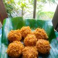 Cooksnap dari SaBa's Kitchen untuk resep Nasi ketan bumbu serundeng pedas manis