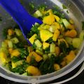 El cooksnap de Johanna Maldonado cuando hizo Ensalada de mango, espinaca y aguacate.