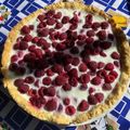El cooksnap de Isi cuando hizo Kuchen de frambuesa.