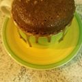 El cooksnap de Valeria Garcia Aguirre cuando hizo Bizcochuelo a la taza de CHOCOLATE!!. En 3 minutos.