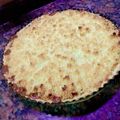 El cooksnap de Johanna G cuando hizo Tarta de coco y dulce de leche (en procesadora).