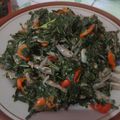 Cooksnap dari Dedew N Uwiee untuk resep Tumis pedas daun singkong dan teri