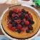 El cooksnap de Dulce trejo cuando hizo Pay de Queso con Fresas.