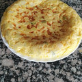 El cooksnap de Juan Jose Mari cuando hizo Tortilla de calabacín.