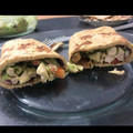 El cooksnap de Sofia Sanchez cuando hizo Wraps caseros rellenos de pollo, palta, tomate y cebolla.