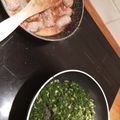 El cooksnap de Marsel cuando hizo Nidos de espaguetis con longaniza fresca.