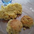 El cooksnap de Gabi Fernandez cuando hizo Albóndigas de garbanzos con queso.