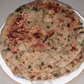 renu garg's cooksnap of when they made Methi ka paratha.