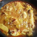 El cooksnap de stegui dominlama cuando hizo Arroz caldoso con jamoncitos de pollo.