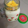Aruna Thapar's cooksnap of when they made MANGO Milk Shake 🤝.