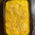 El cooksnap de Federico cuando hizo Sopa Paraguaya.