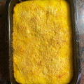 El cooksnap de Federico cuando hizo Sopa Paraguaya.