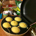 El cooksnap de Adriana cuando hizo Cupcake vainilla con harina de hotcake o pancake, súper fácil de hacer.