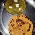 Bhuvi का कुकस्नैप जब उन्होंने पालक पनीर (Palak Paneer Recipe in Hindi) बनाया था।