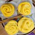 Grace Wang 的 南瓜饅頭、玫瑰花饅頭「蓬鬆柔軟有彈性」 cooksnap