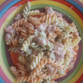 El cooksnap de Jesús Garcia Chaves cuando hizo Pasta con salsa de queso y york.