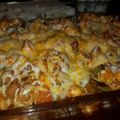 Cindy Lovee's cooksnap of when they made Loaded Potato & Buffalo Chicken Casserole.