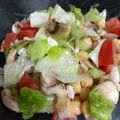 El cooksnap de Catlos cuando hizo Ensalada de aguacate con champiñones y mozzarella.