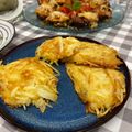 El cooksnap de Chie cuando hizo Tortitas de papa Hash Brown con queso.