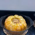 Cooksnap de Angela Heckler quando cozinhou Abóbora moranga assada recheada.