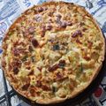 El cooksnap de Laura Olgiati cuando hizo Tarta de puerro, pollo y cebolla.