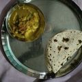 Zoe Khan 's cooksnap of when they made Aloo matar ki sabji.