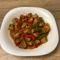 El cooksnap de Alicita cuando hizo Carne y verduras con vinagre de arroz.