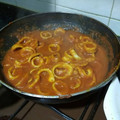 El cooksnap de Elenita cuando hizo Calamares a la riojana.