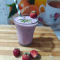 Arvinder kaur का कुकस्नैप जब उन्होंने स्ट्रॉबेरी स्मूदी (Strawberry Smoothie recipe in hindi) बनाया था।