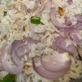 Cooksnap MocQue semasa beliau membuat Nasi Goreng Cabai Kering.
