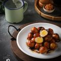 Cooksnap dari cutzamania untuk resep Semur Telur Puyuh Pedas Manis