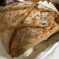 Cooksnap από Dafni Vasiliki Chantzi στη συνταγή Ψωμί με λευκό αλεύρι και ολικής άλεσης στην γάστρα