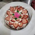 Abc Pppp 的 草莓巴斯克乳酪蛋糕 cooksnap
