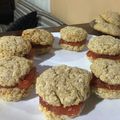 El cooksnap de Lu Acosta cuando hizo Alfajores de avena y coco rellenos de membrillo 😋😋.
