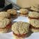 El cooksnap de Lu Acosta cuando hizo Alfajores de avena y coco rellenos de membrillo 😋😋.