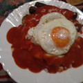 El cooksnap de encarnibcn cuando hizo Arroz a la cubana con salchichas.