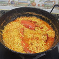 El cooksnap de Empar cuando hizo Arroz meloso de bogavante.