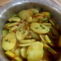 Uzma Latif's cooksnap of when they made Bighaare Aaloo.