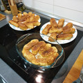 El cooksnap de Silvia Lizana cuando hizo Torrijas de leche.