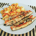 El cooksnap de Maija Doe cuando hizo Trucha a la plancha con salsa de perejil.