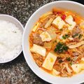 Cooksnap của Vương Châu Giai Kỳ khi họ làm theo món Canh kim chi đậu hũ Hàn Quốc